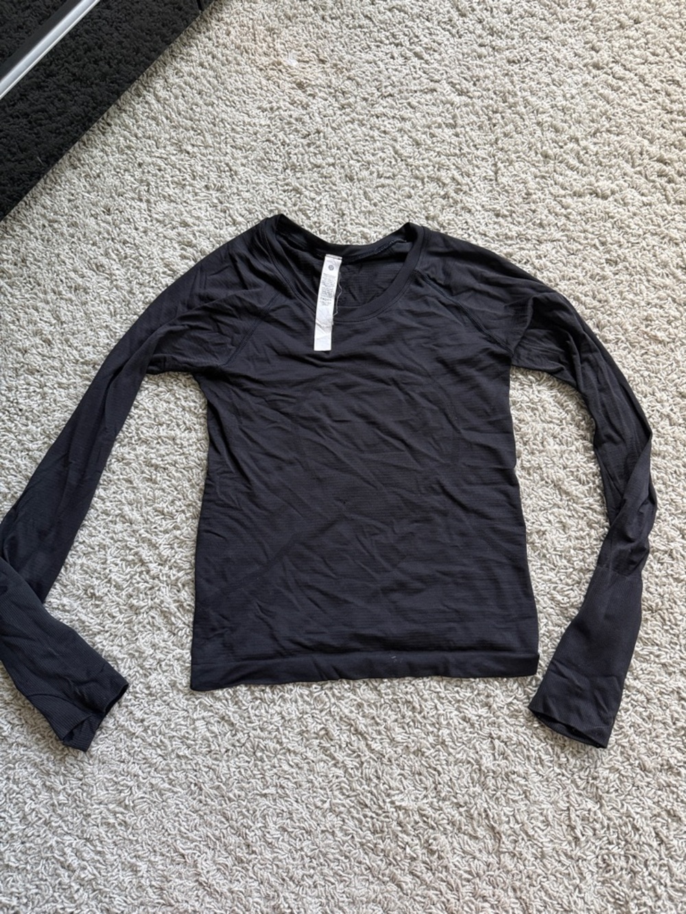 lululemon athletica Black Lightweight Long Sleeve